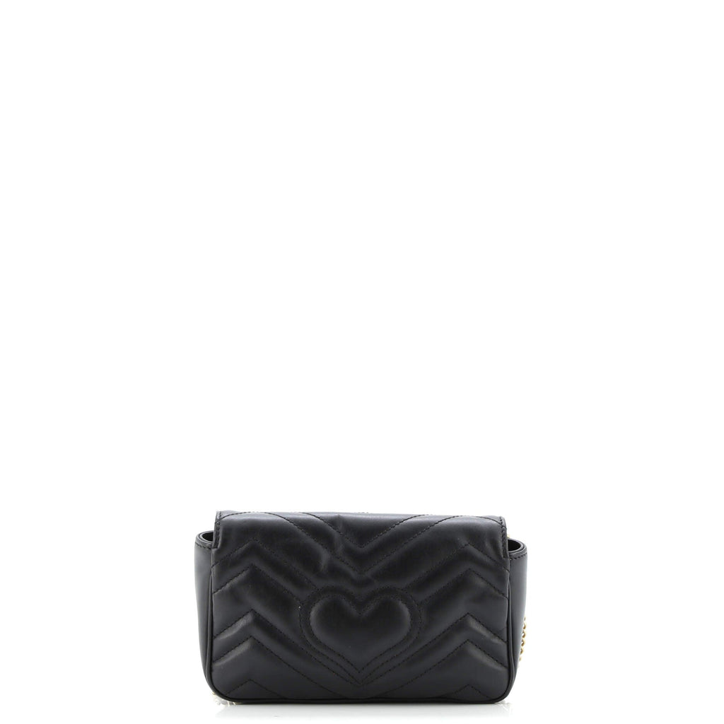 GG Marmont Flap Bag Matelasse Leather Super Mini