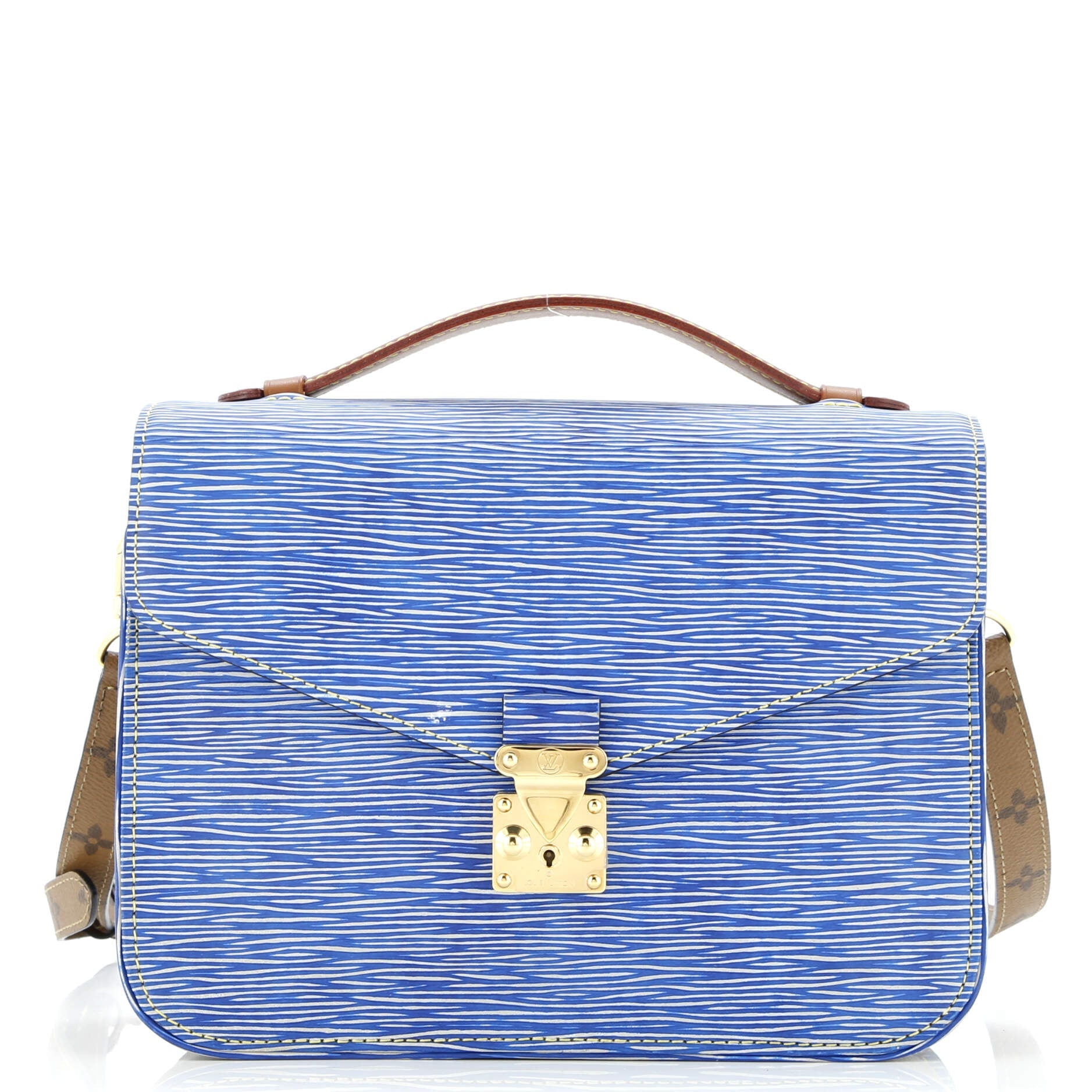 Pochette Metis Epi Leather and Reverse Monogram Canvas