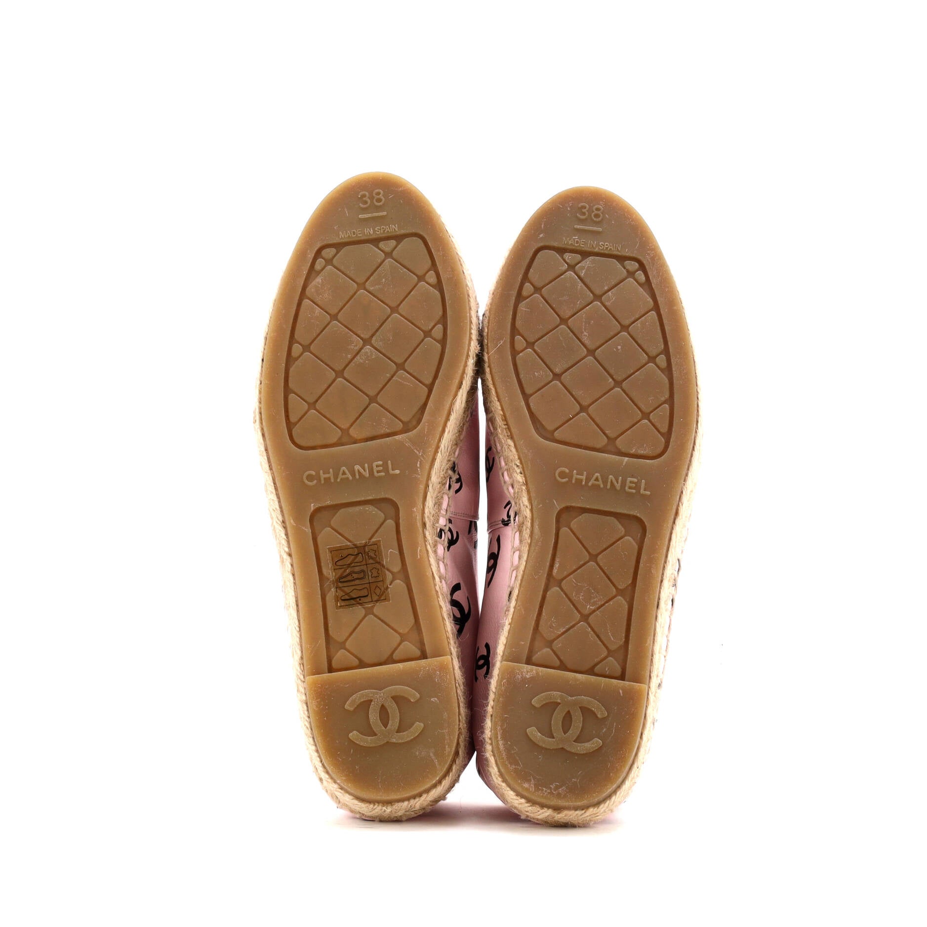 Women's All Over CC Cap Toe Espadrilles Printed Leather