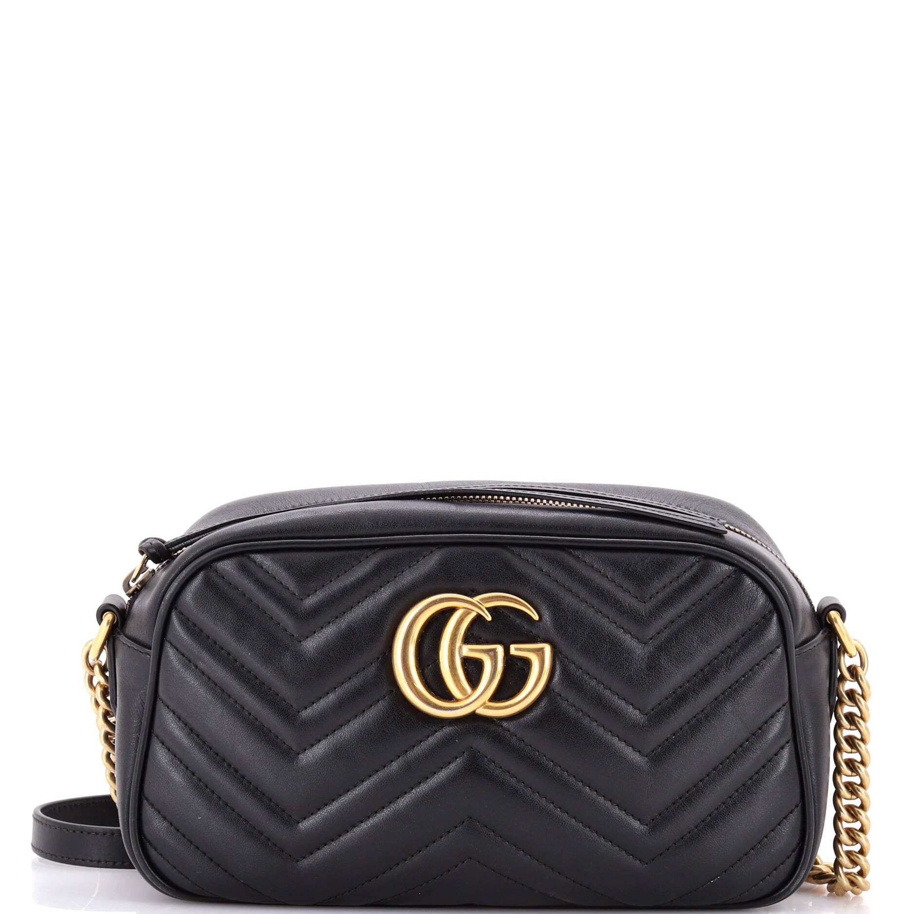GG Marmont Shoulder Bag Matelasse Leather Small