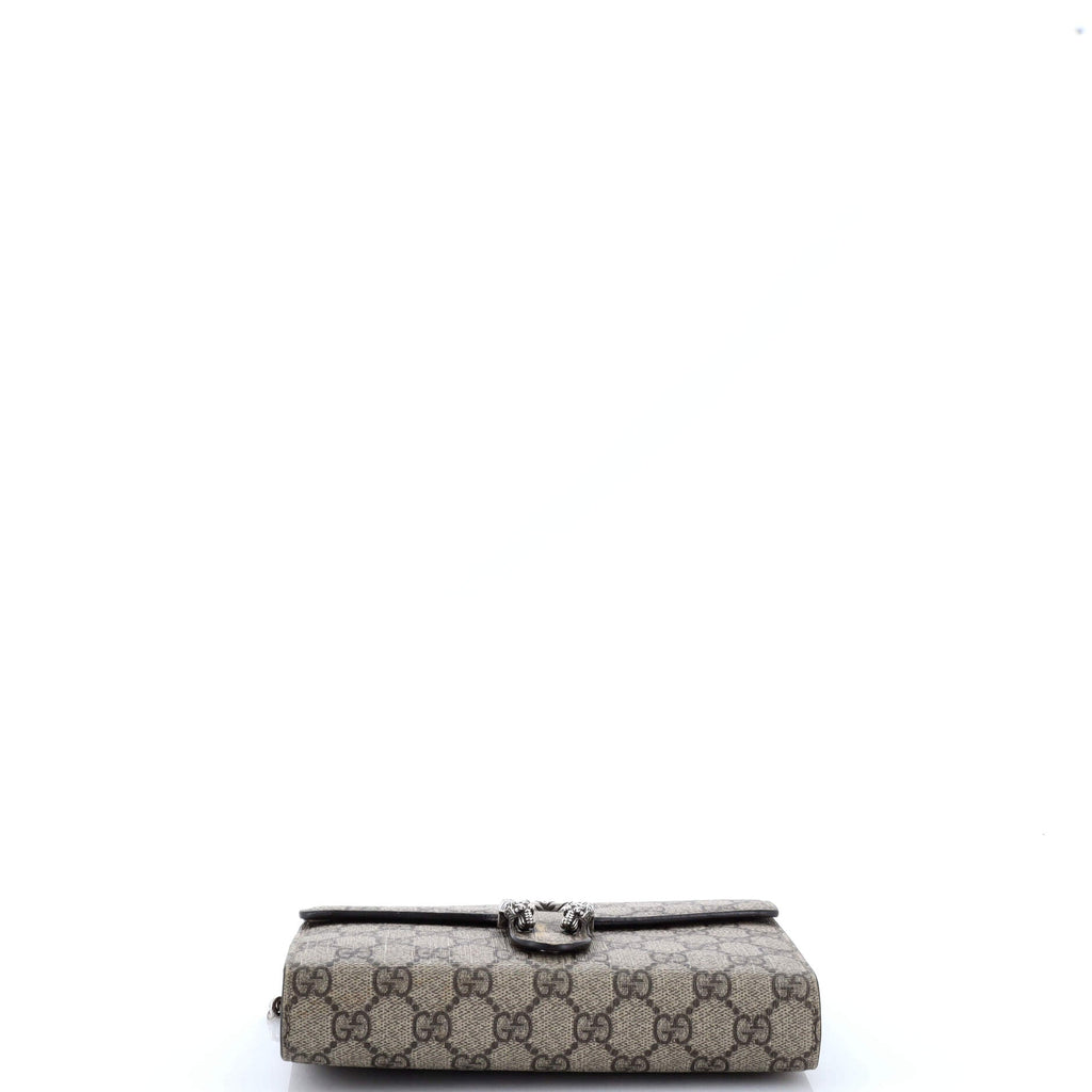 Dionysus Chain Wallet GG Coated Canvas Small