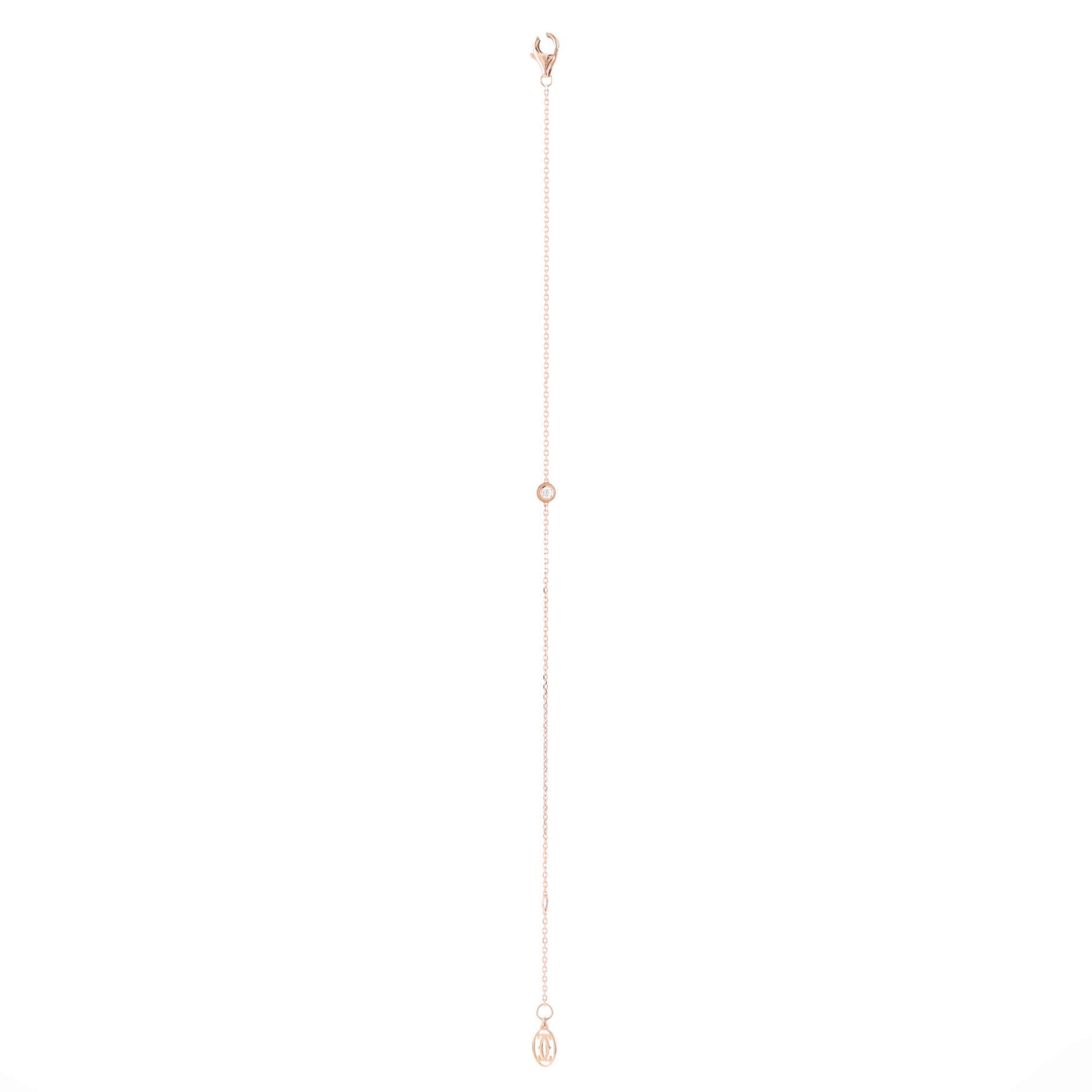 D'Amour Bracelet 18K Rose Gold and Diamond Small