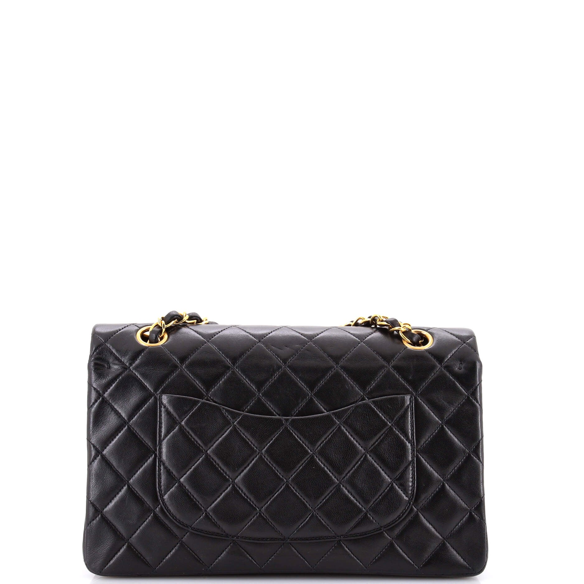 Vintage Classic Double Flap Bag Quilted Lambskin Medium