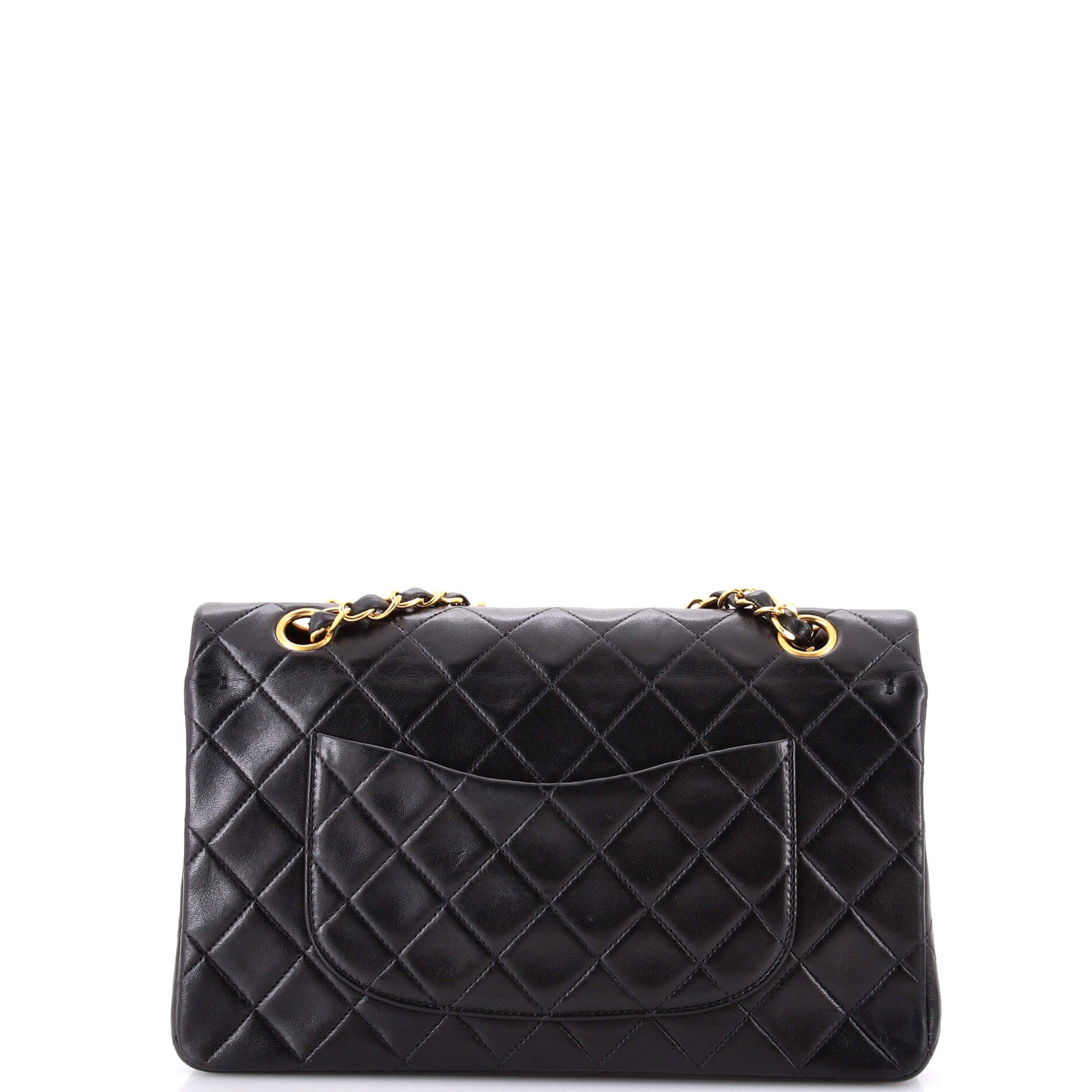 Vintage Classic Double Flap Bag Quilted Lambskin Medium