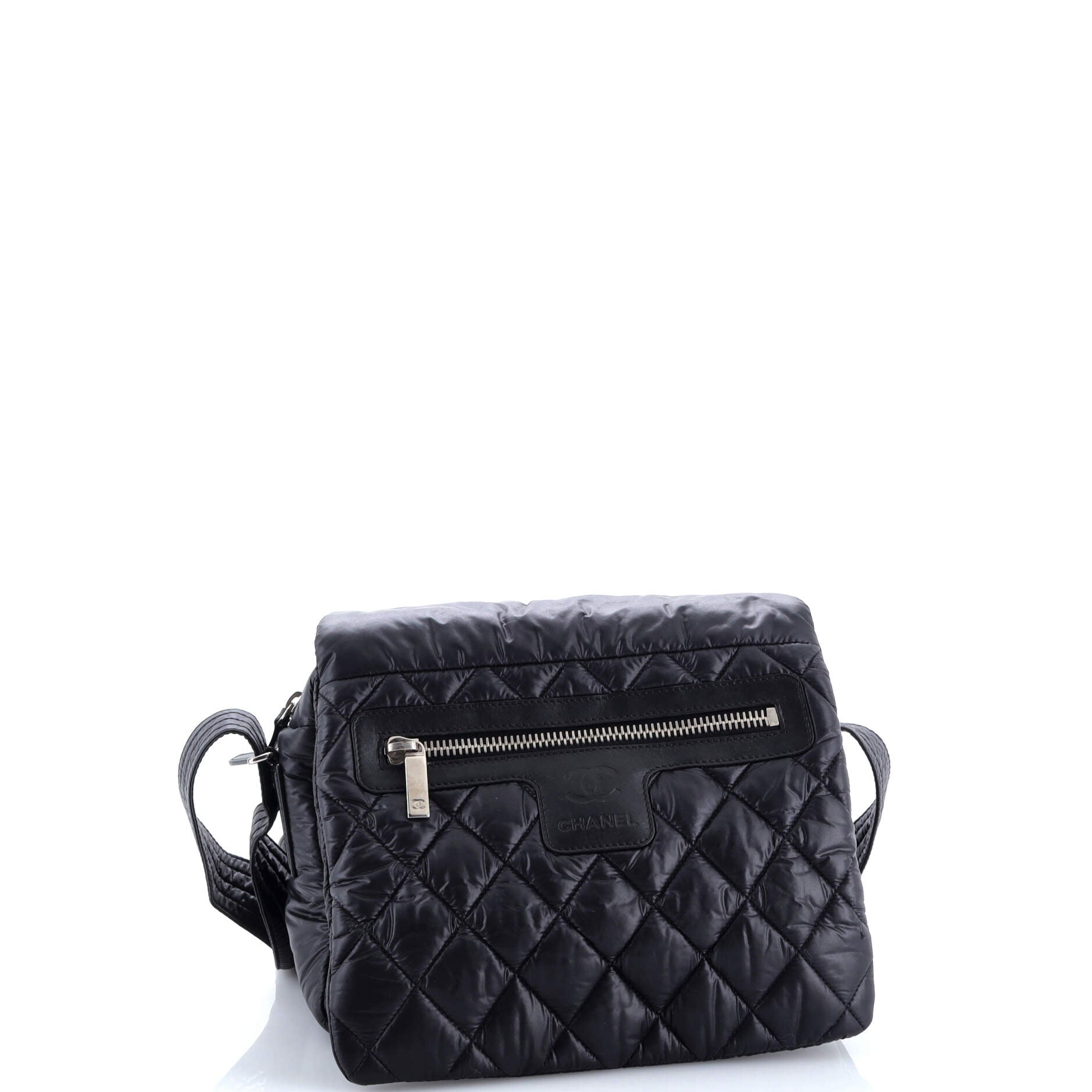 Coco Cocoon Messenger Bag Quilted Nylon Medium