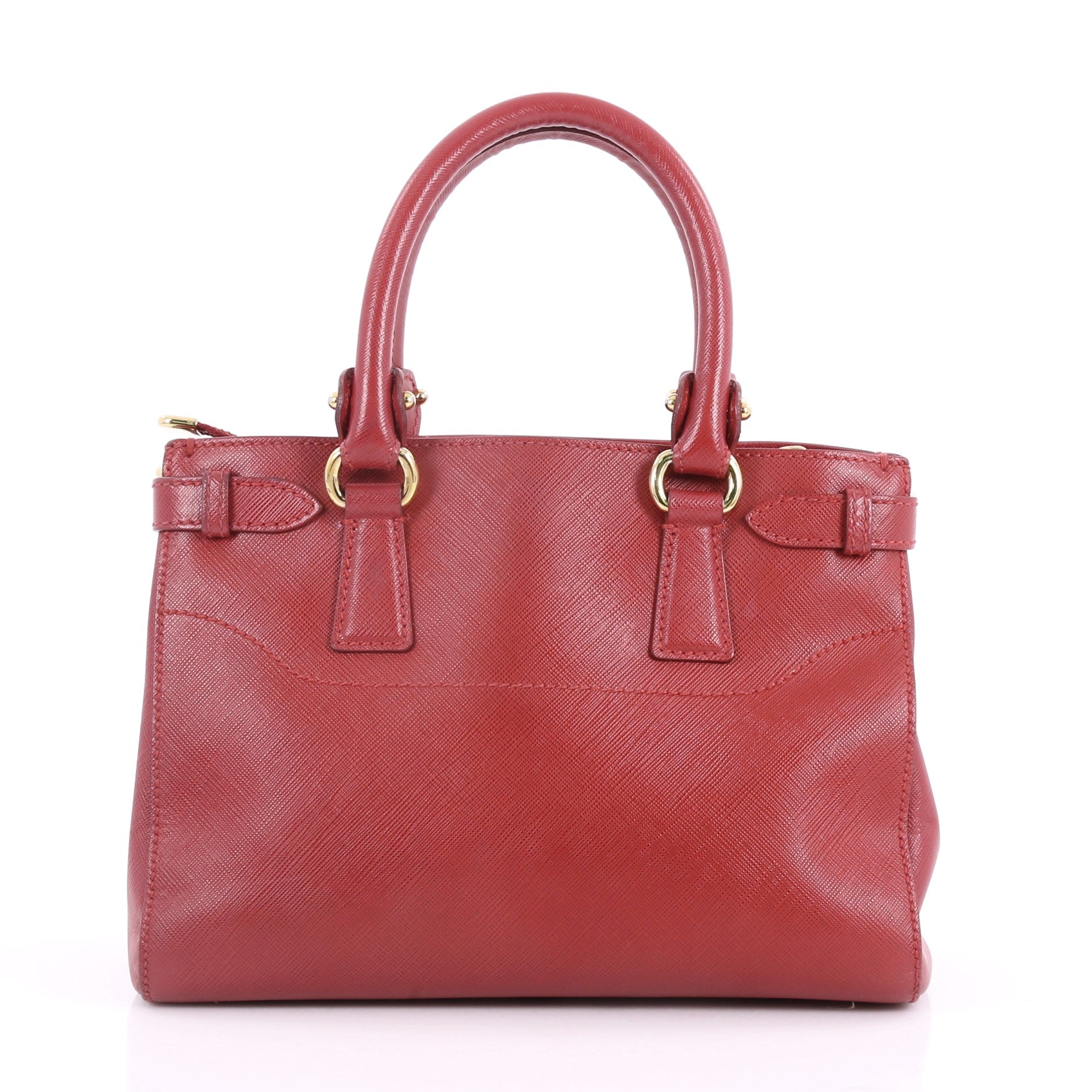Batik Convertible Satchel Saffiano Leather Mini