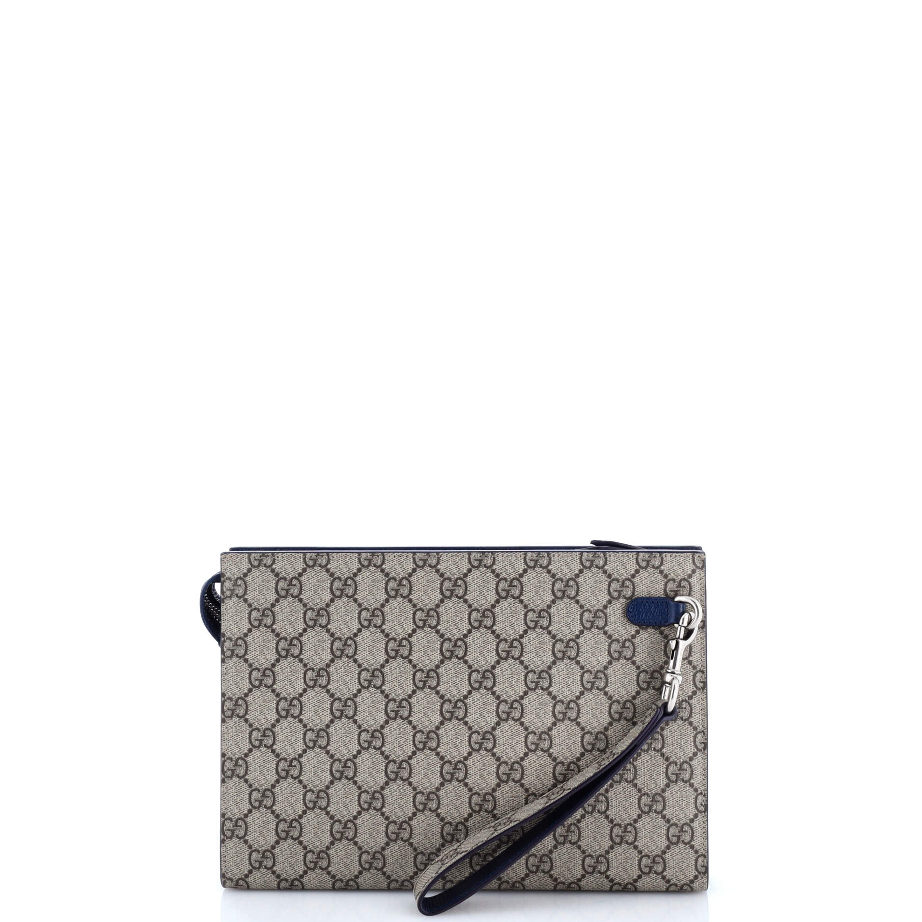 GG Wristlet Zip Pouch GG Coated Canvas Medium