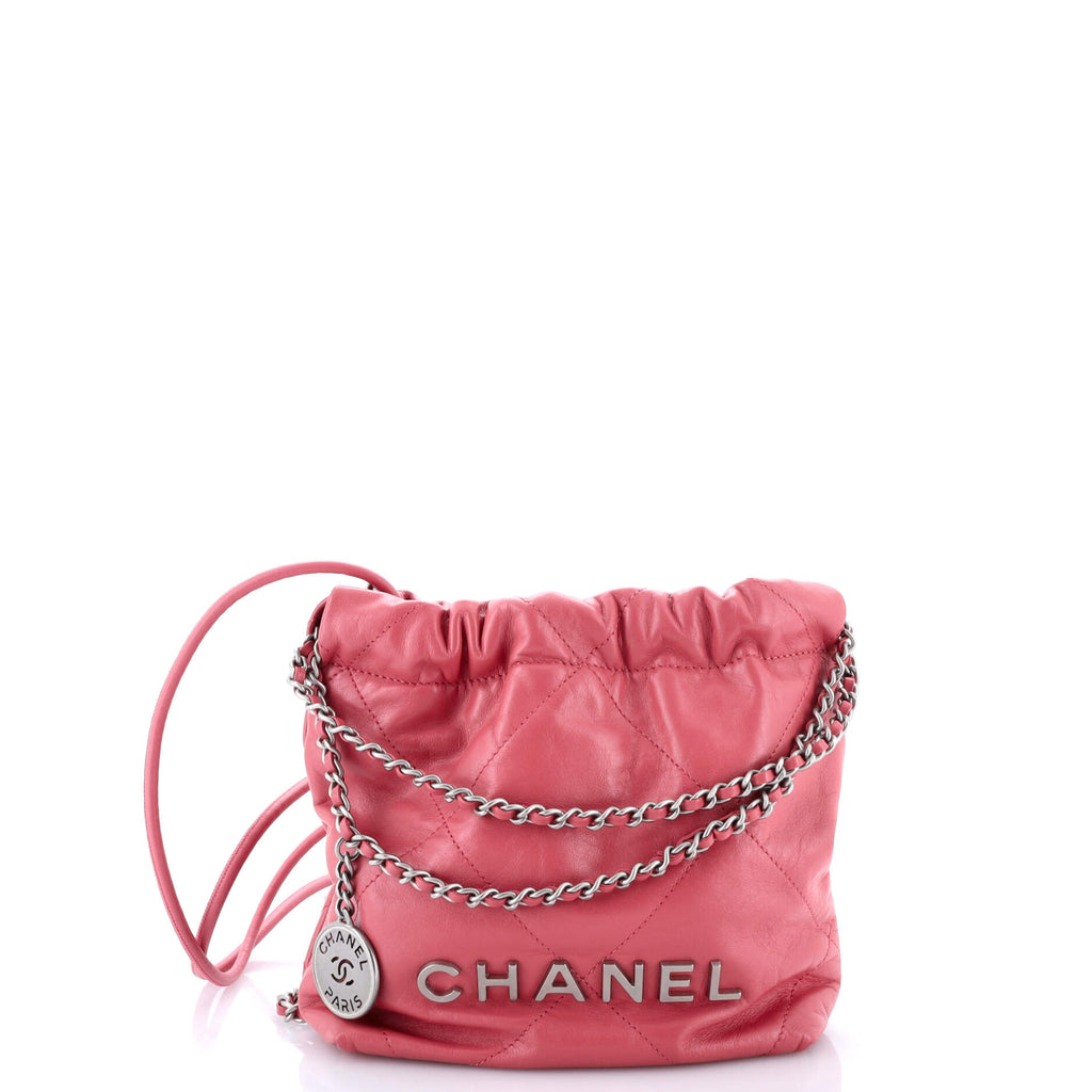 22 Chain Hobo Quilted Calfskin Mini