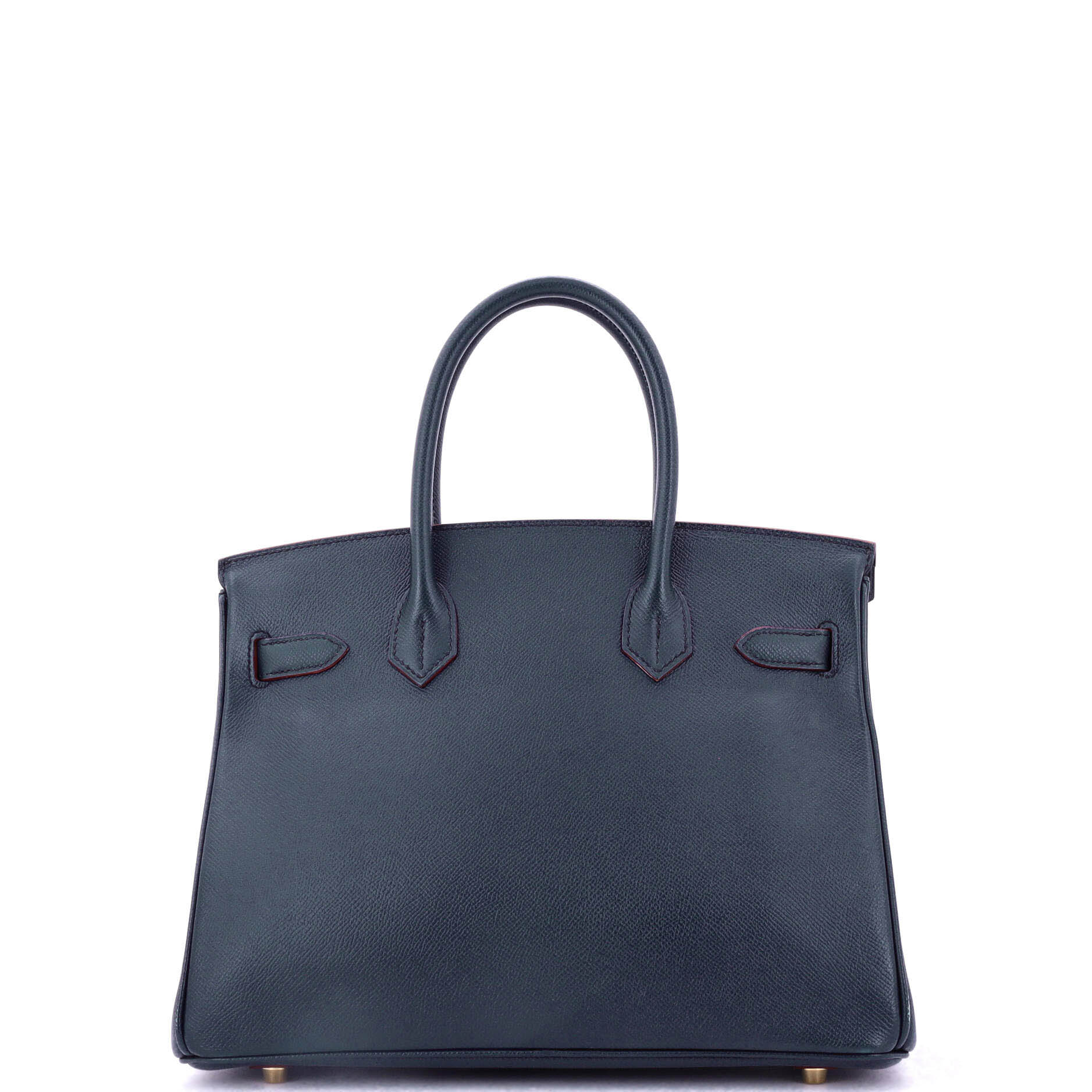 Contour Birkin Bag Bleu Indigo Epsom with Gold Hardware 30