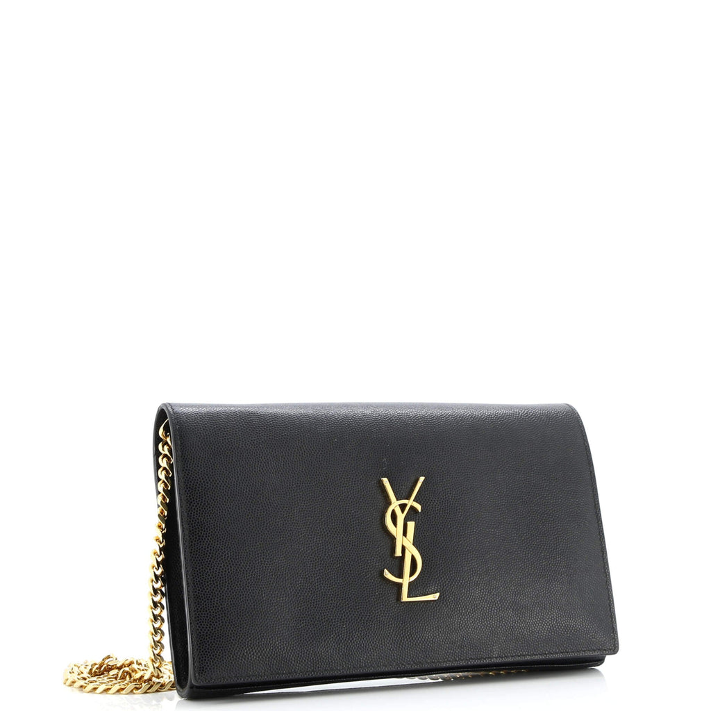 Classic Monogram Crossbody Bag Grainy Leather Large