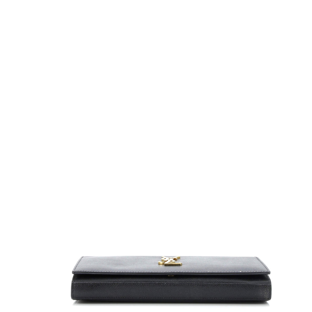 Classic Monogram Crossbody Bag Grainy Leather Large