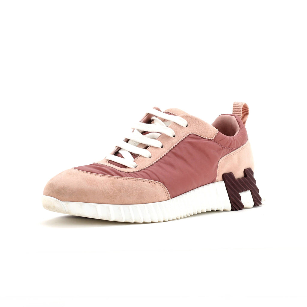 Women's Bouncing Sneakers Fabric and Suede