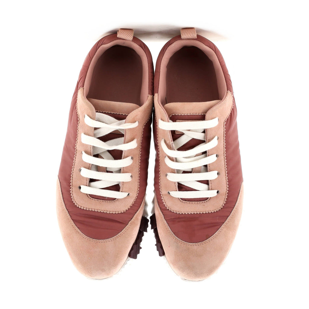 Women's Bouncing Sneakers Fabric and Suede