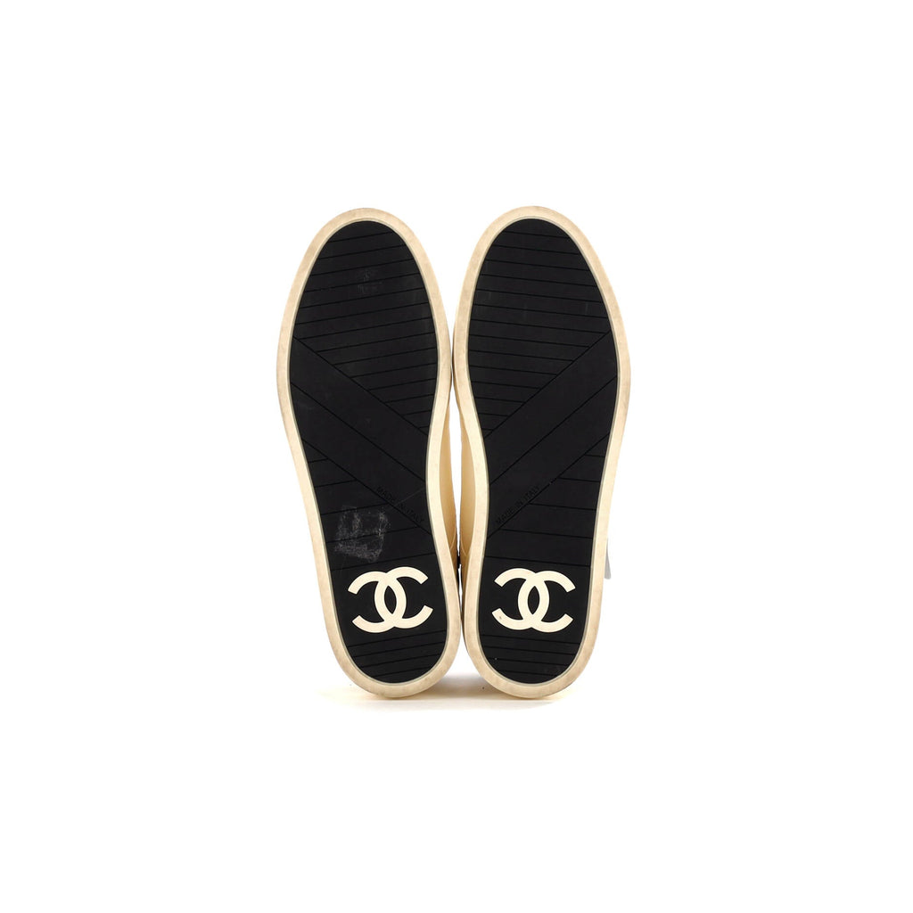 Women's Logo Strap Lace Up Sneakers Leather