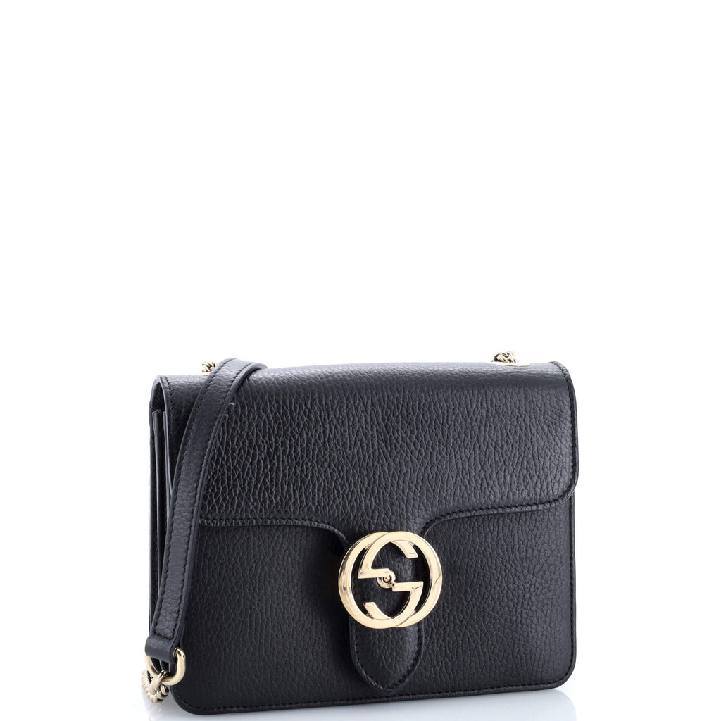 Interlocking Shoulder Bag Leather Small