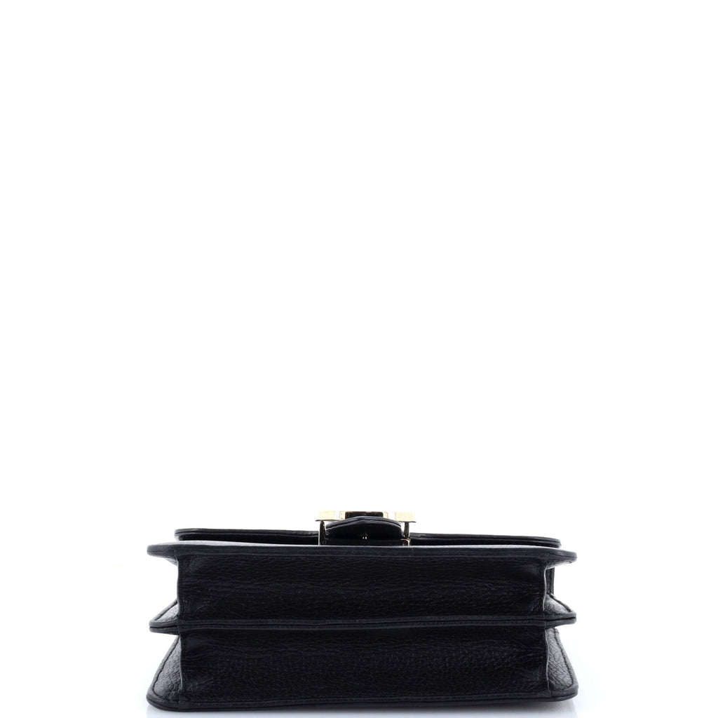 Interlocking Shoulder Bag Leather Small