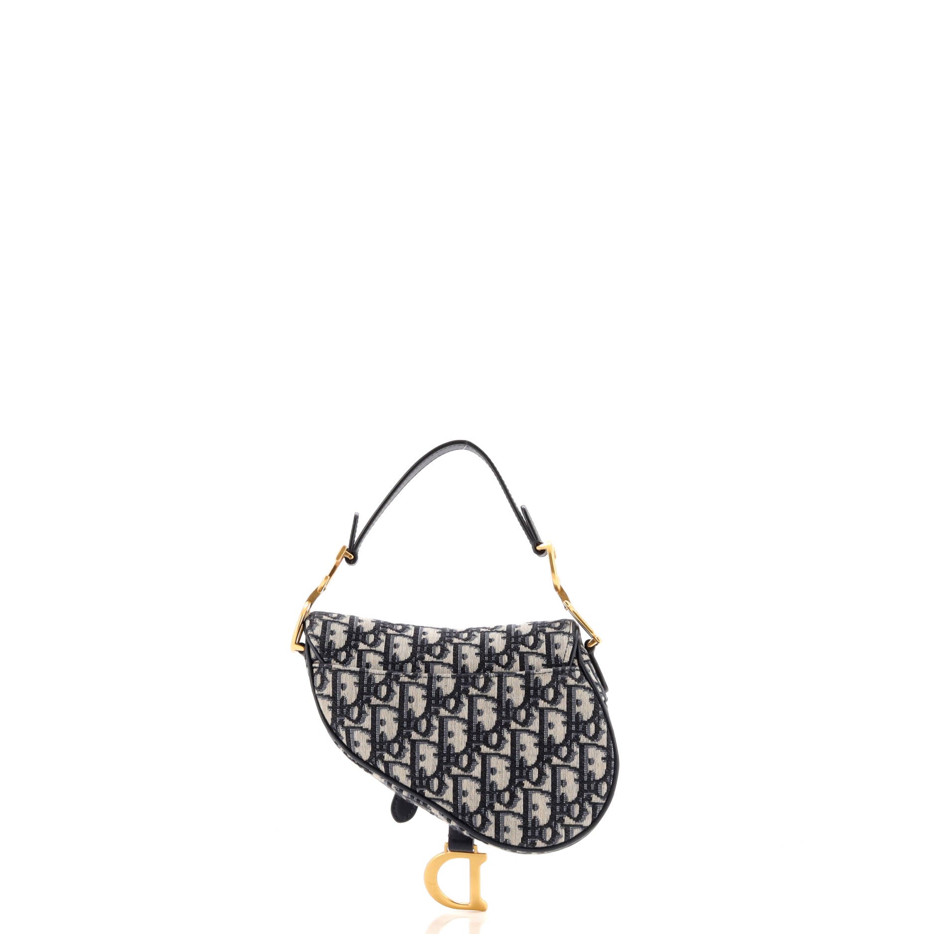 Saddle Handbag Oblique Canvas Mini