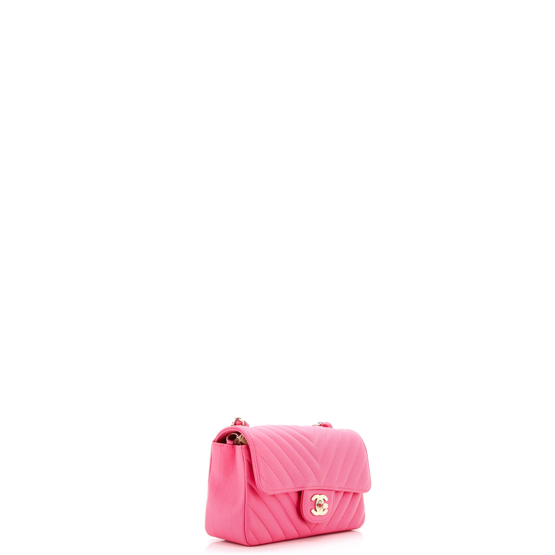 Classic Single Flap Bag Chevron Lambskin Mini