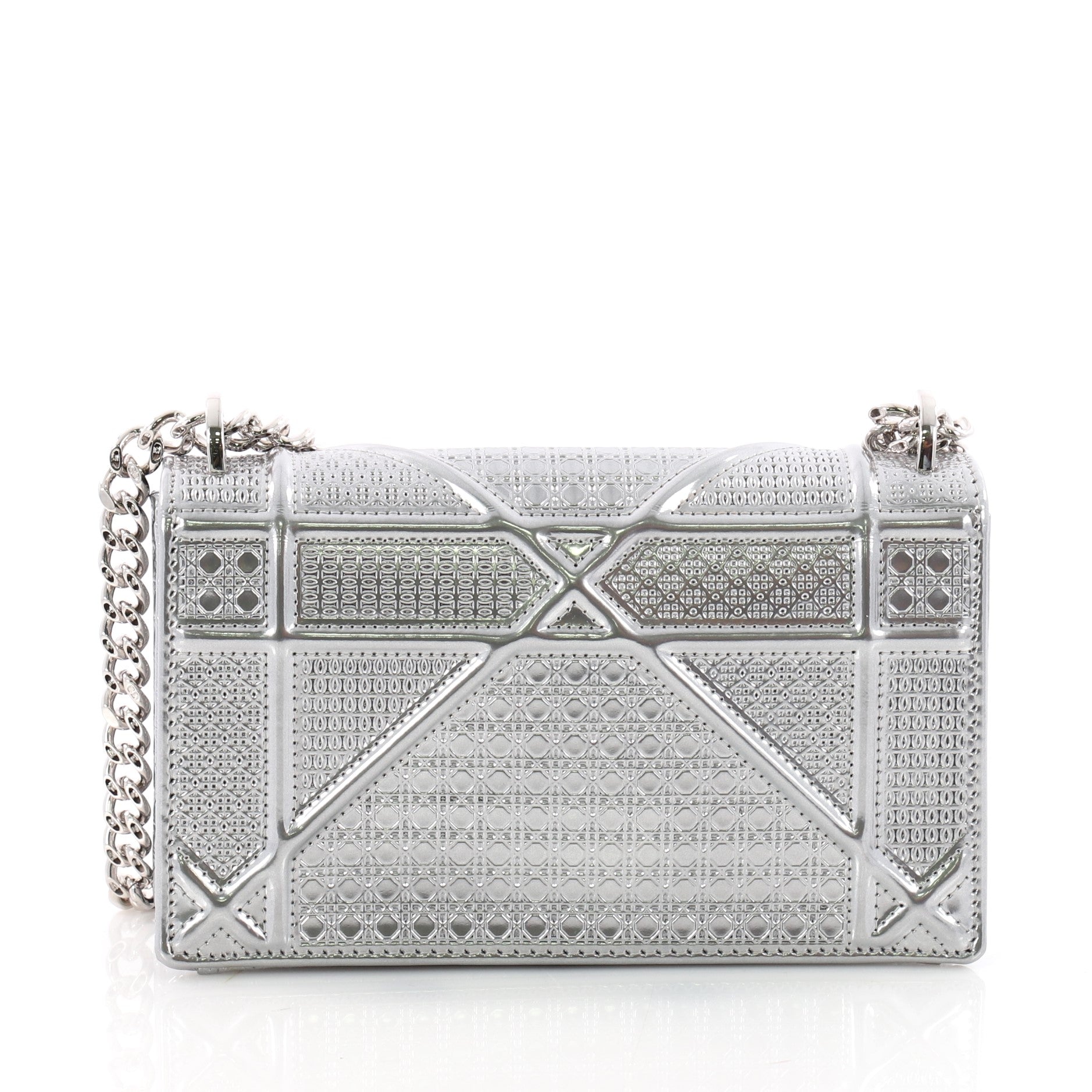 Diorama Flap Bag Cannage Embossed Calfskin Mini