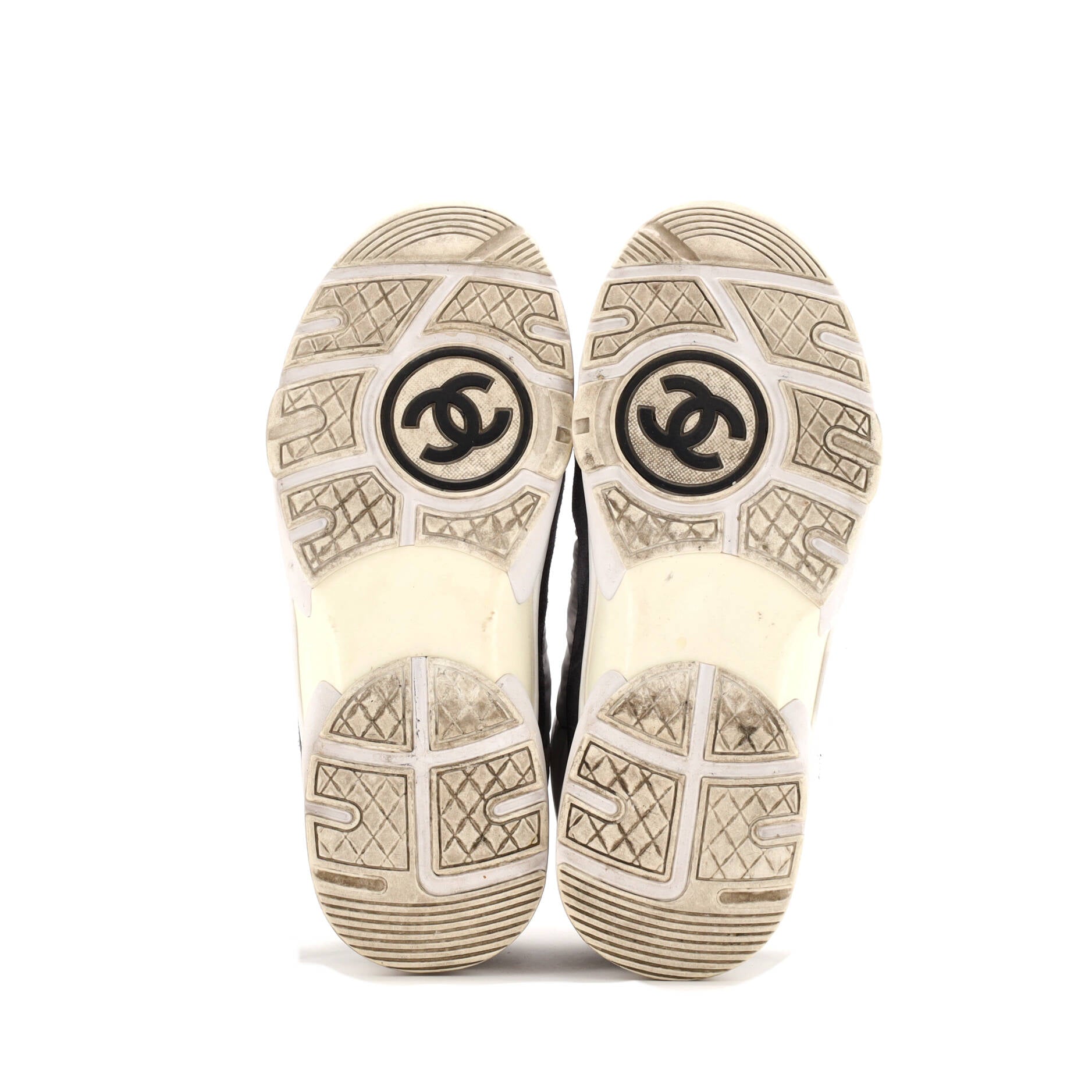 Women's CC Low-Top Sneakers Suede with Leather and Nylon