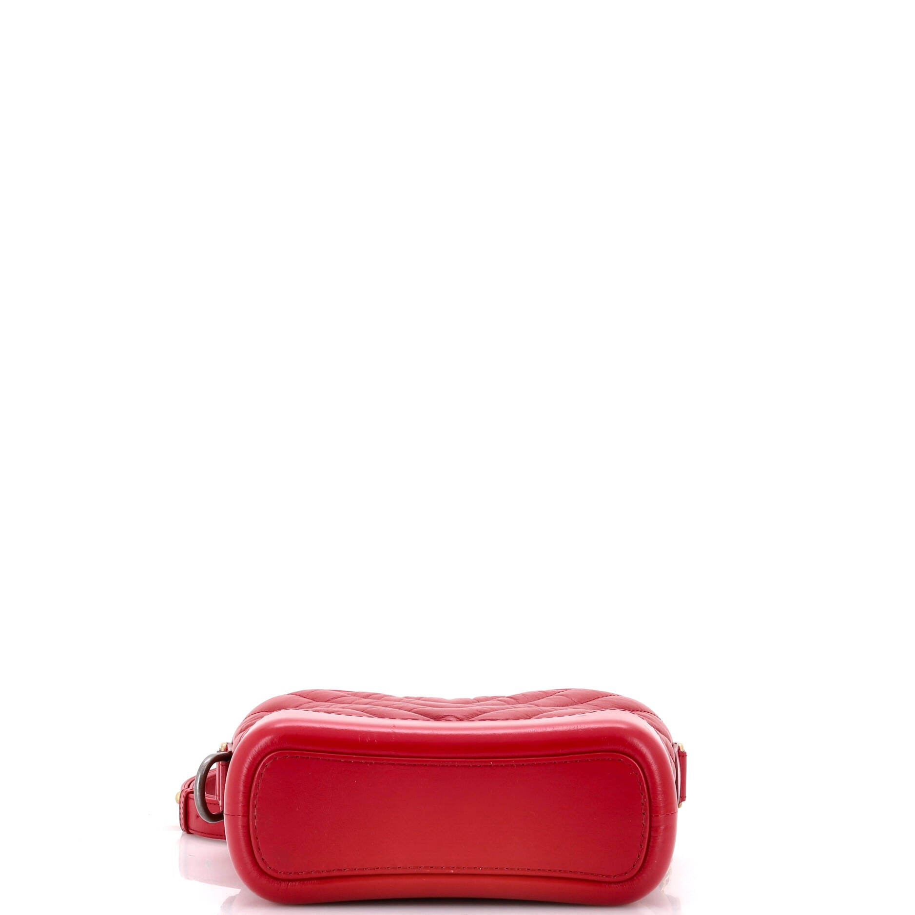 Gabrielle Hobo Chevron Aged Calfskin Small