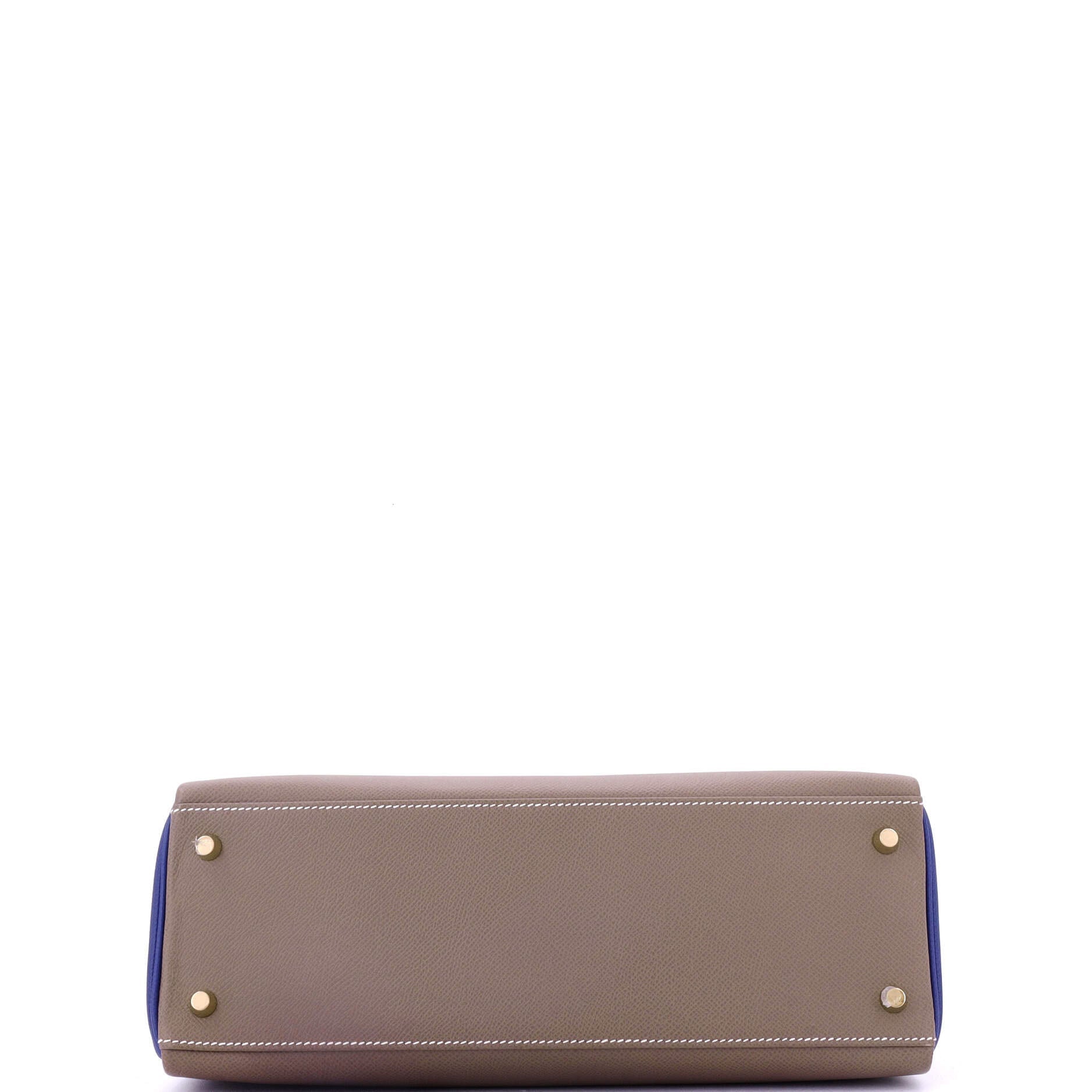 Kelly Handbag Bicolor Epsom with Gold Hardware 32
