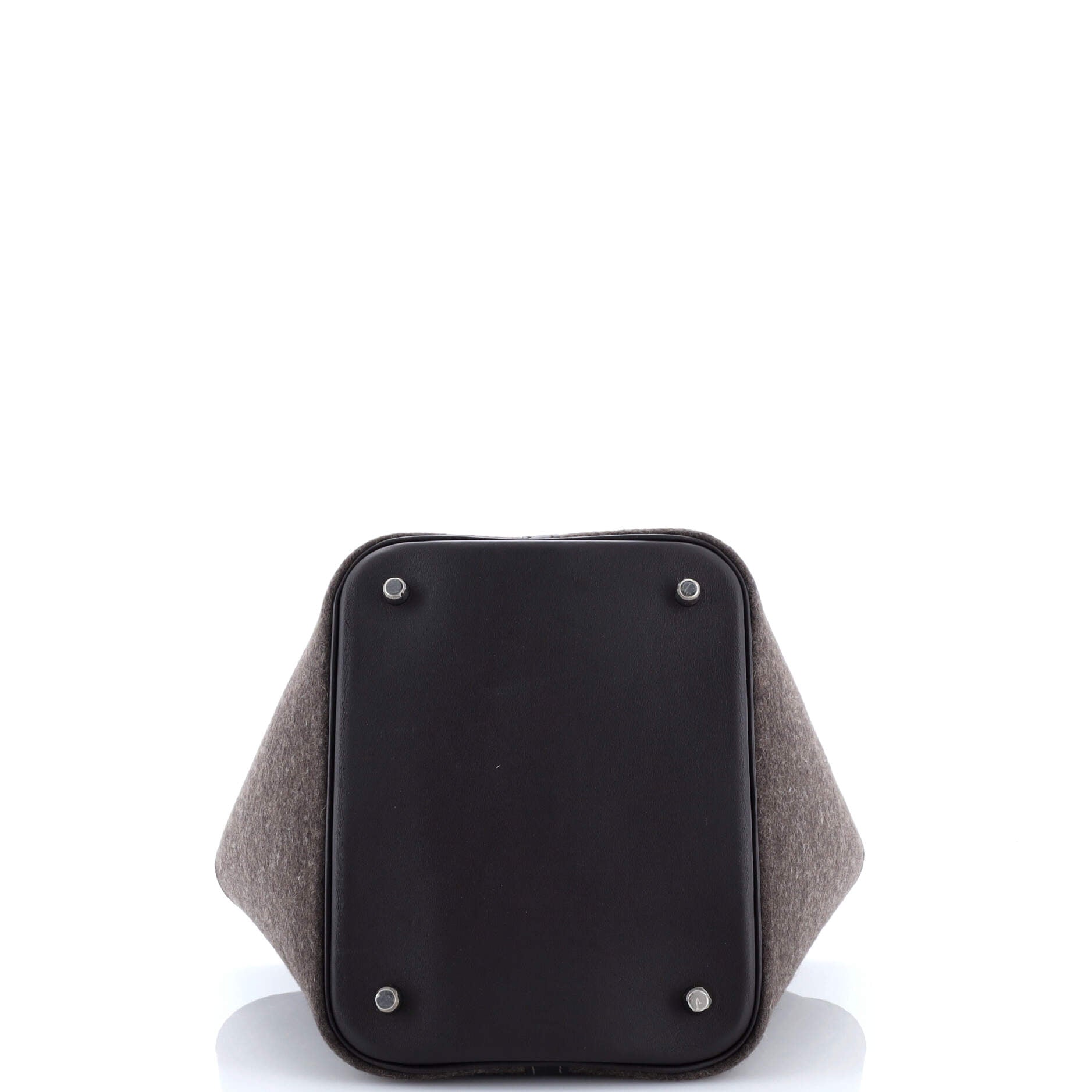 Picotin Lock Bag Felt with Leather MM