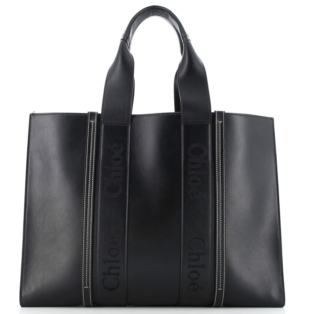 Woody Tote Leather Large