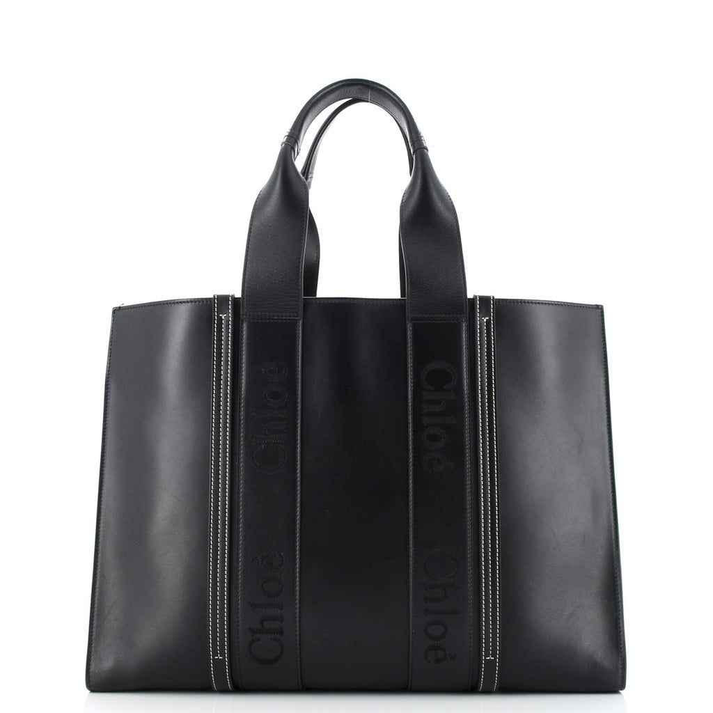 Woody Tote Leather Large