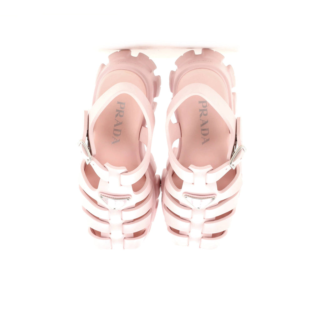 Women's Monolith Cage Platform Sandals Rubber