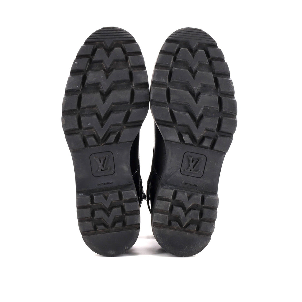 Women's Logo Territory Flat Ranger Boots Leather