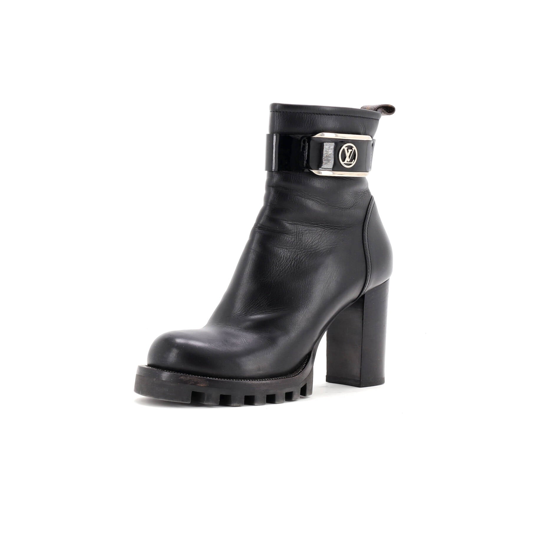 Women's Star Trail Buckle Ankle Boots Leather