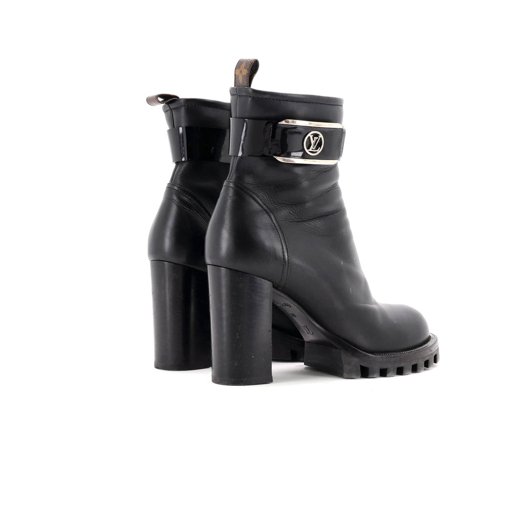 Women's Star Trail Buckle Ankle Boots Leather