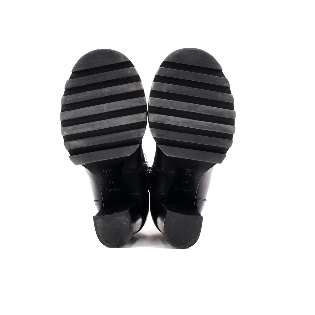 Women's Star Trail Buckle Ankle Boots Leather