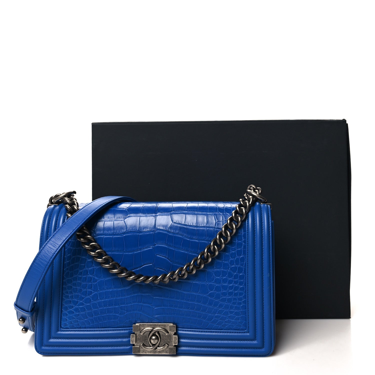 Alligator New Medium Boy Flap Blue