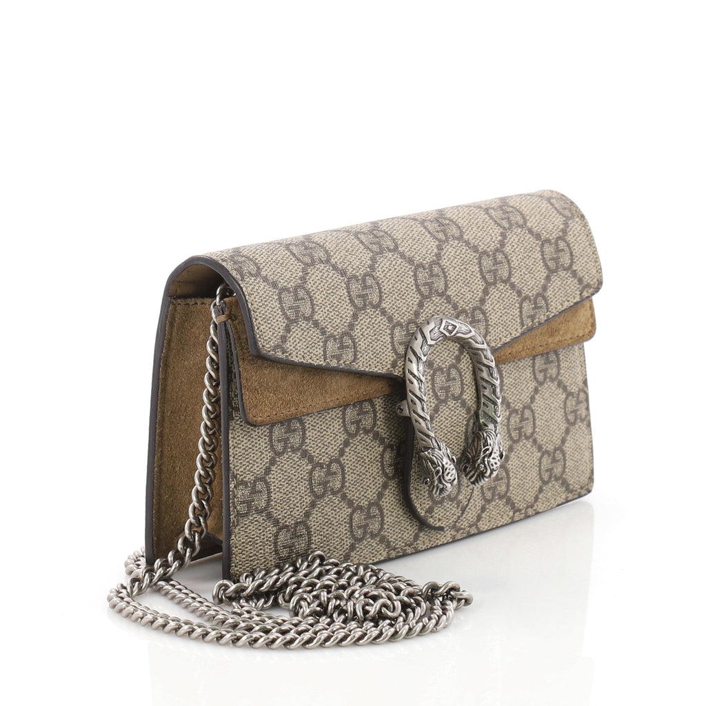 Dionysus Handbag GG Coated Canvas Super Mini
