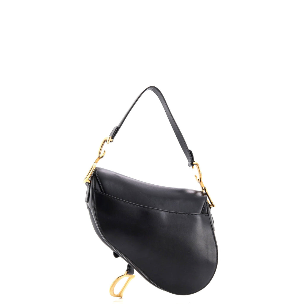 Saddle Handbag Leather Medium