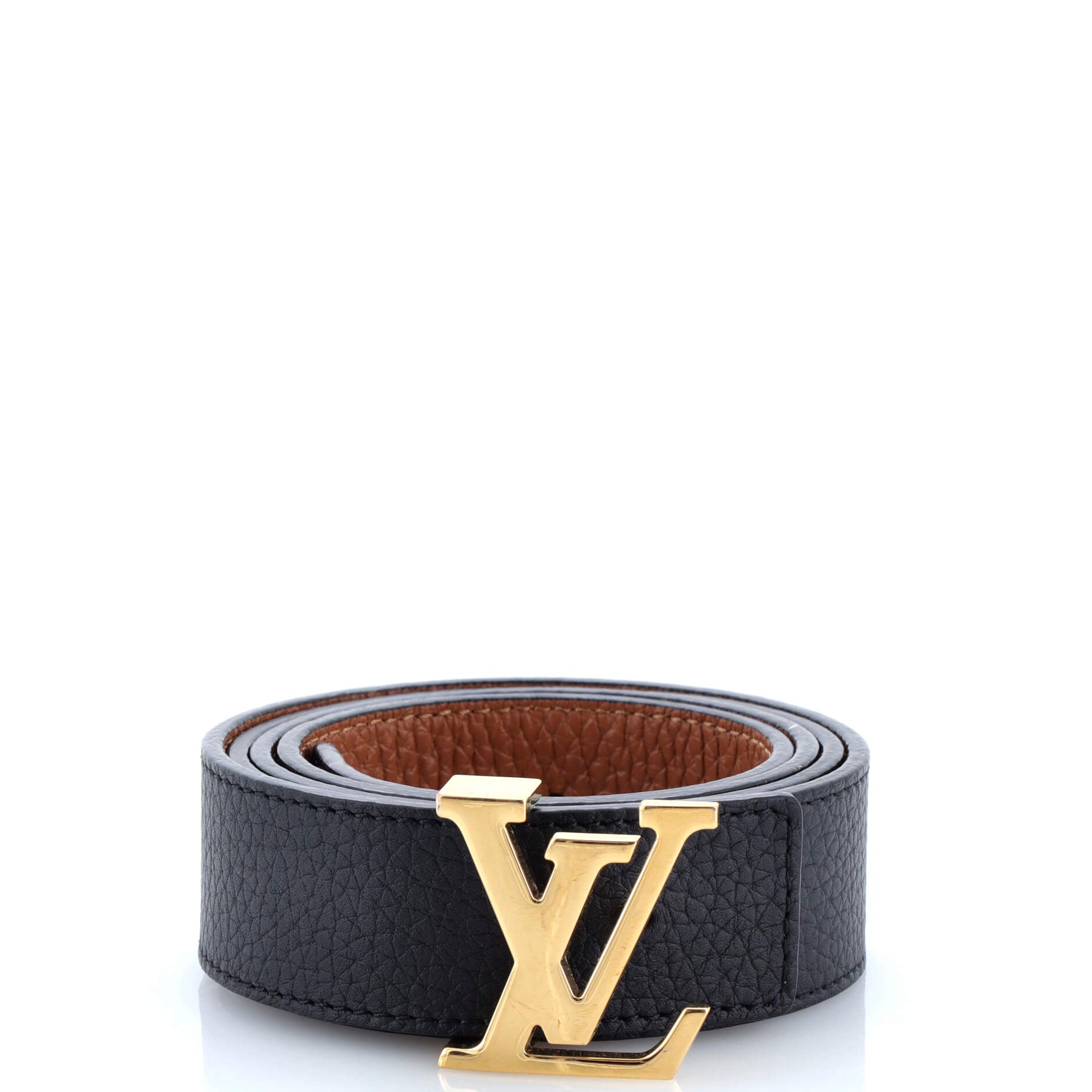 LV Initiales Belt Leather Thin