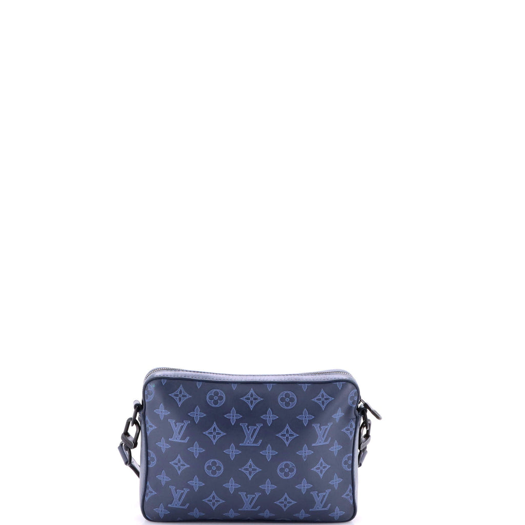 Duo Messenger Bag Monogram Shadow Leather