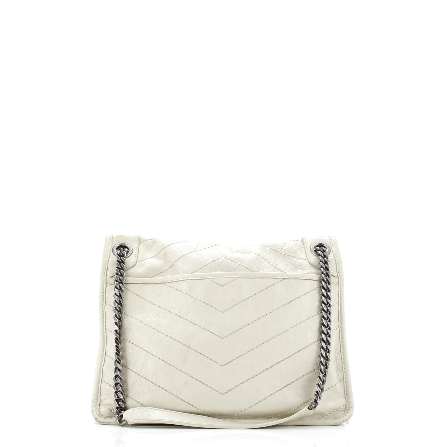 Niki Chain Flap Bag Matelasse Chevron Leather Medium