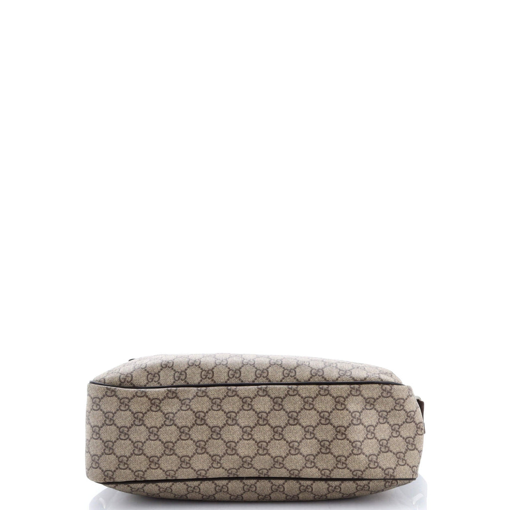 Front Zip Camera Bag GG Coated Canvas Large