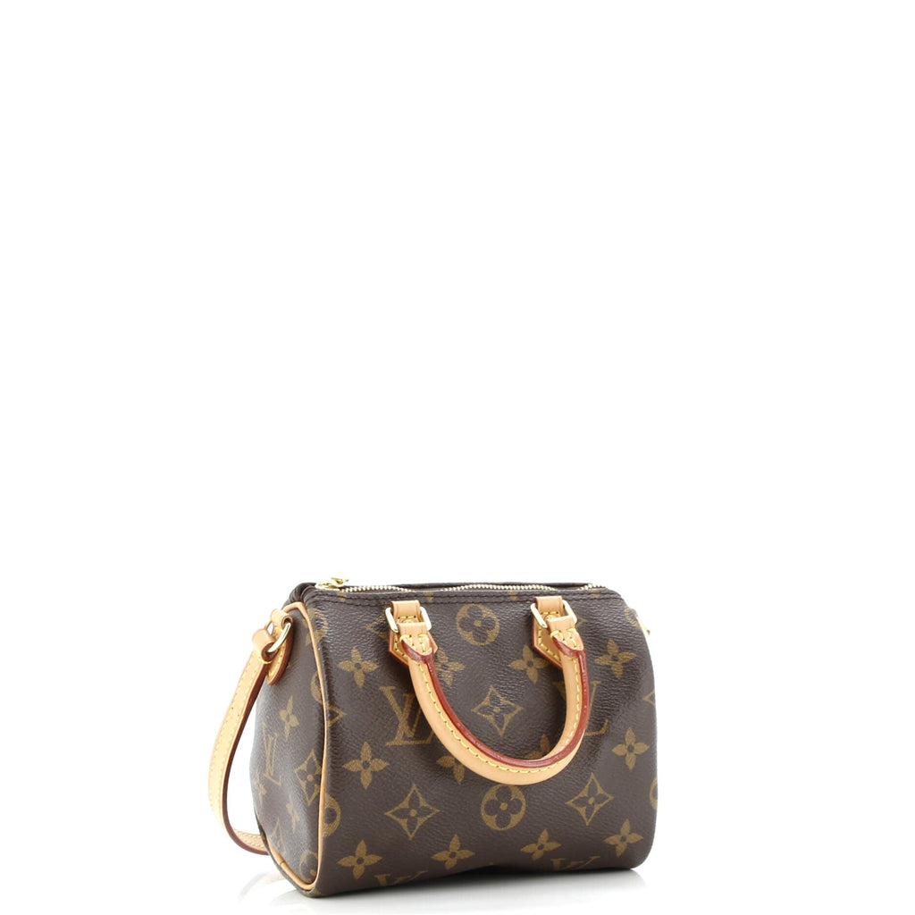 Speedy Bandouliere Bag Monogram Canvas Nano