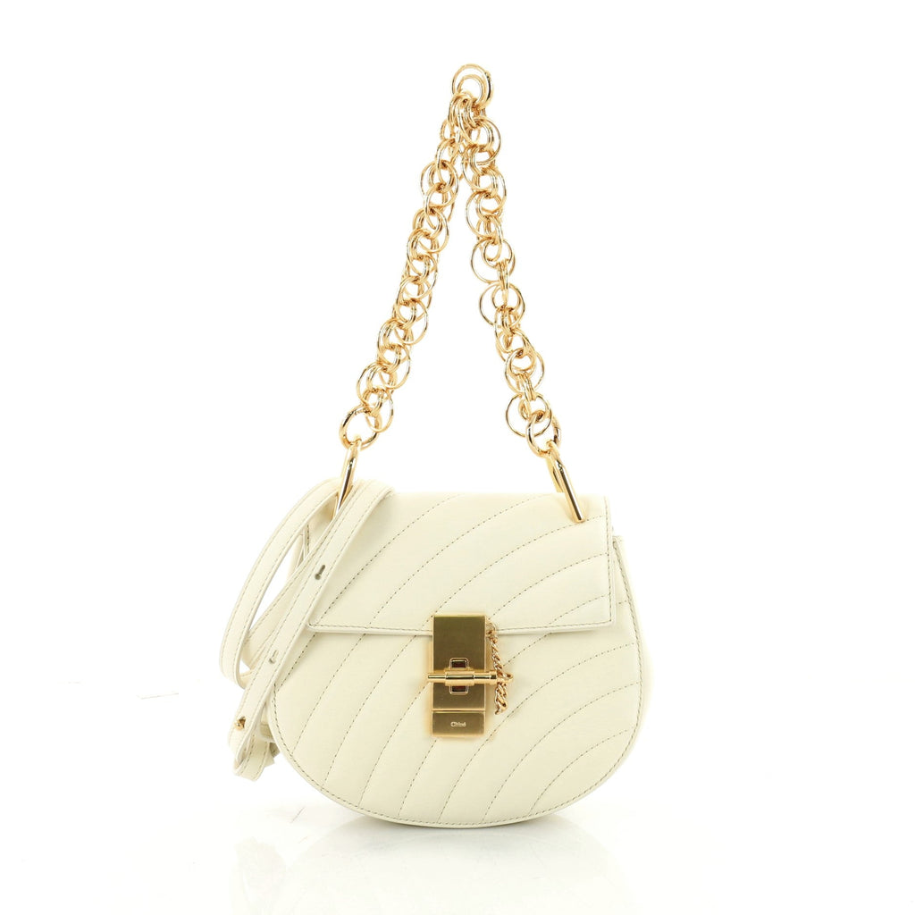 Drew Bijou Crossbody Bag Quilted Leather Mini