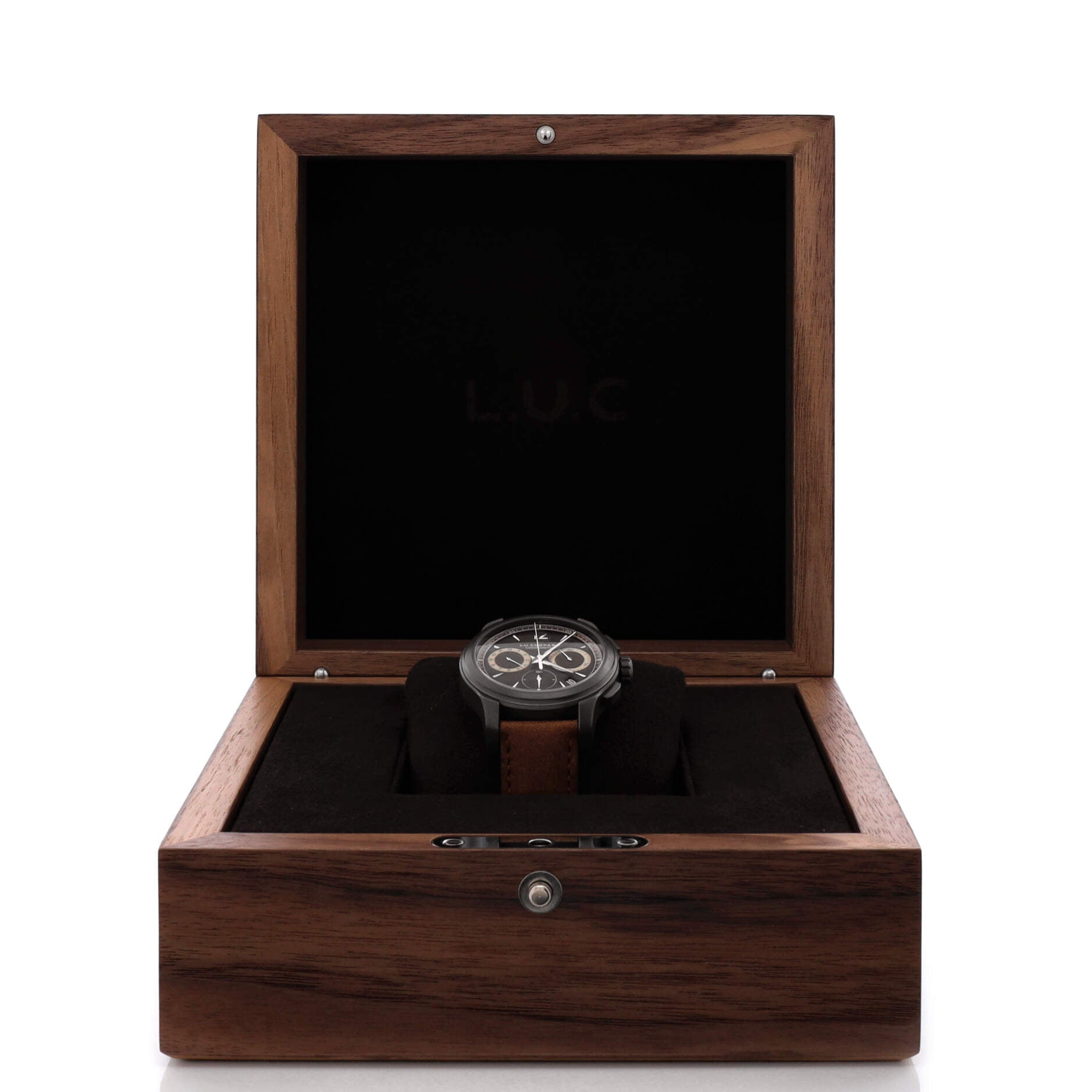 L.U.C Chrono One Flyback Automatic Watch Titanium and Leather 42