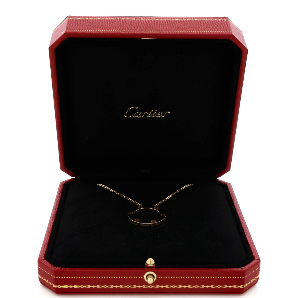 Love Pendant Necklace 18K Yellow Gold
