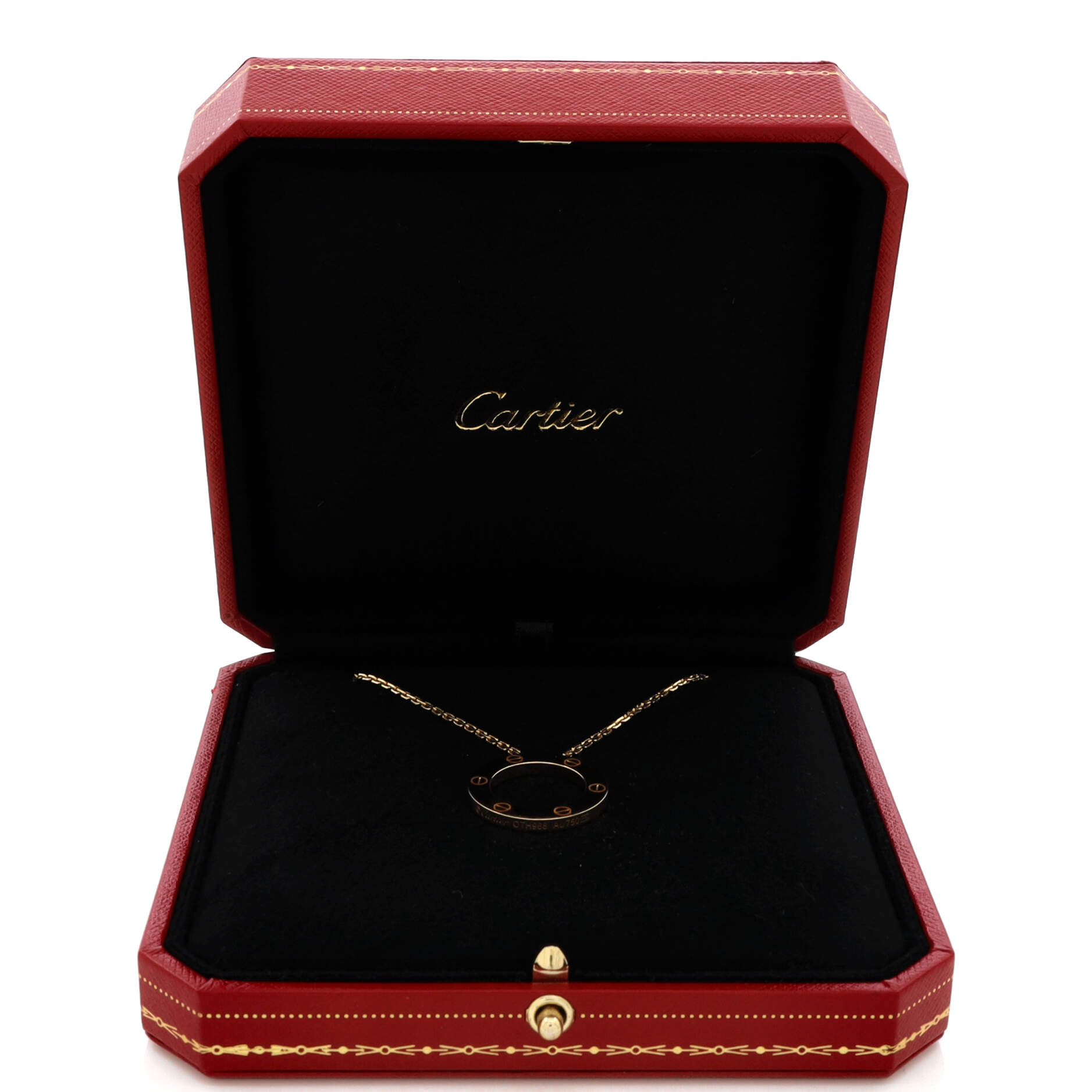 Love Pendant Necklace 18K Yellow Gold