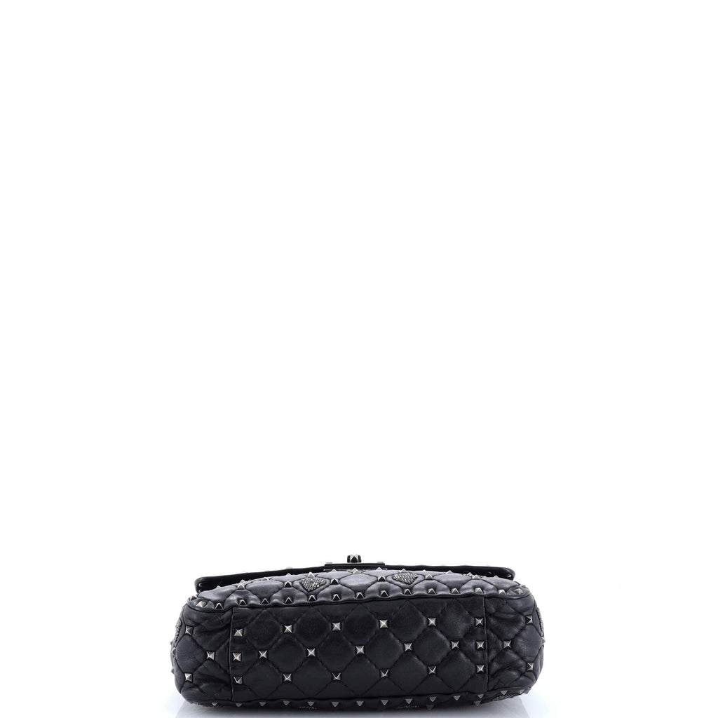 Rockstud Spike Flap Bag Quilted Leather Medium
