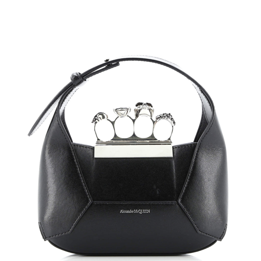 Jewelled Hobo Leather Mini