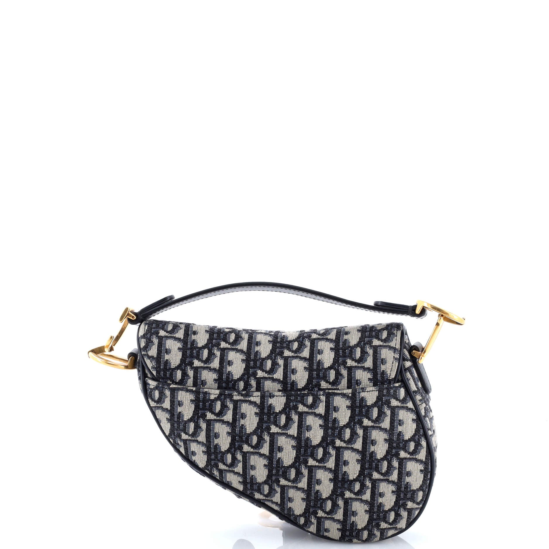 Saddle Handbag Oblique Canvas Mini