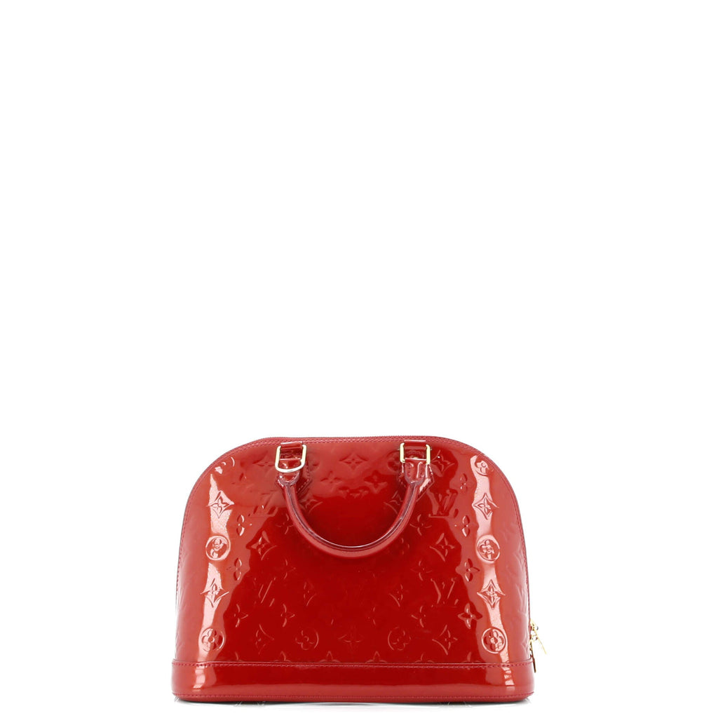 Alma Handbag Monogram Vernis PM